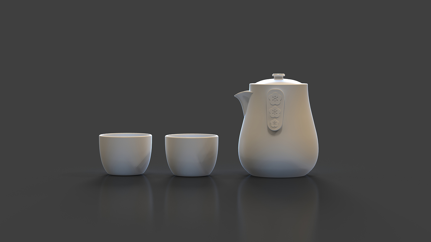tea set，ceramics，Cultural and creative gifts，
