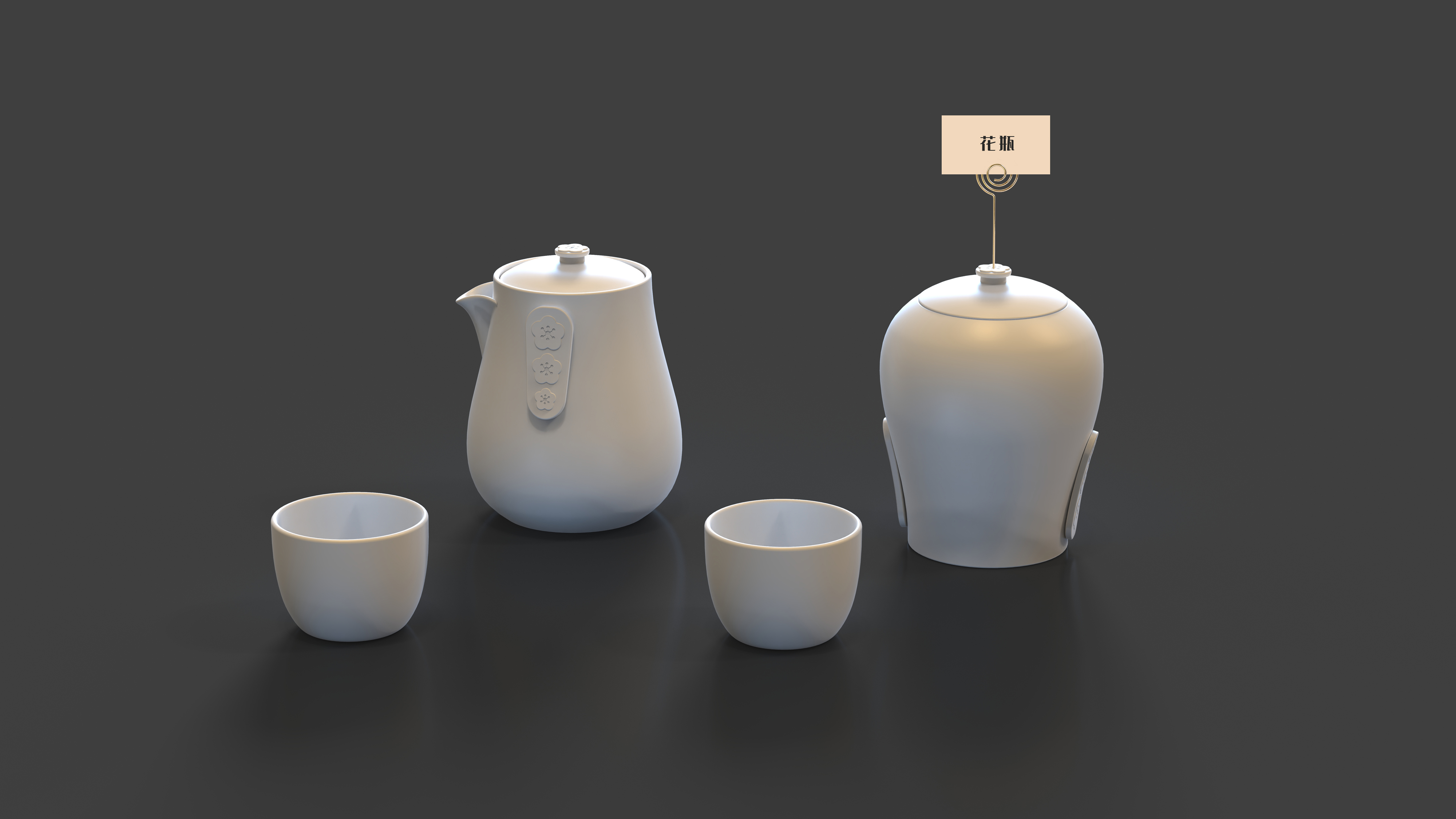 tea set，ceramics，Cultural and creative gifts，