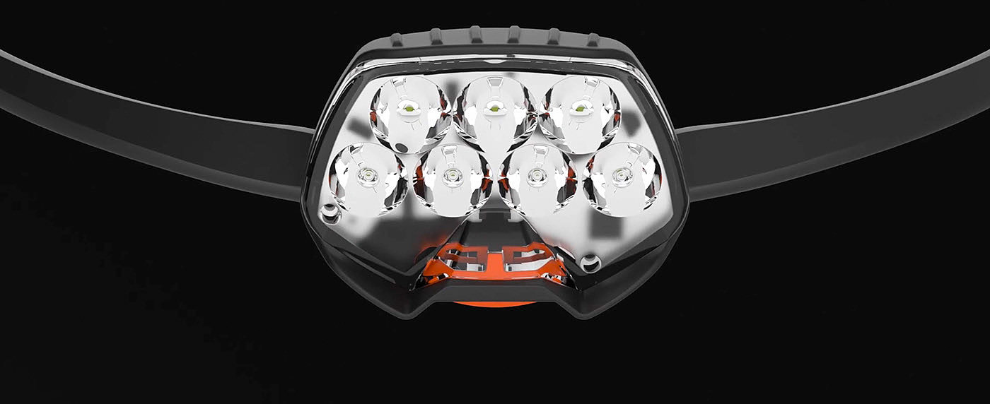 ICO，PETITS，Head mounted searchlight，Multi light light，France，