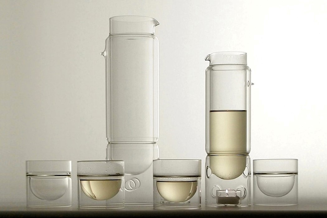 Molo，tea set，Glass，Frosting，FLOATING，