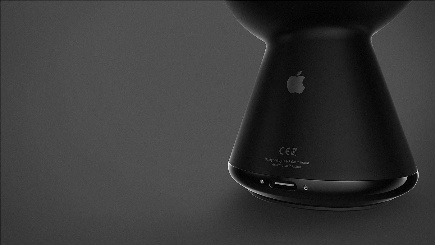 Apple cat，Smart home controller，industrial design，Digital product design，Comfort the soul，Voice partner，