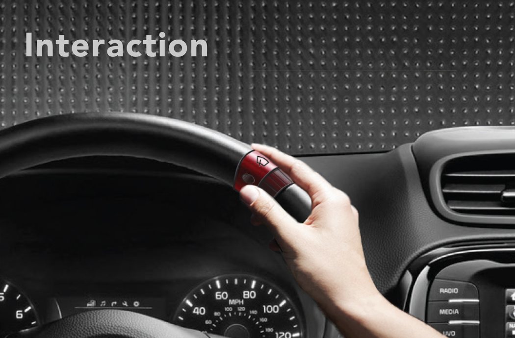 Automotive interior，Wipers，convenient，Steering wheel，switch，adjustment，people oriented，