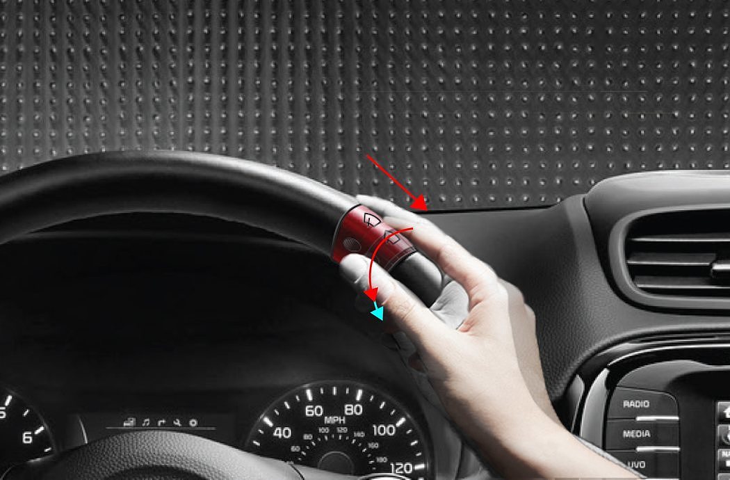 Automotive interior，Wipers，convenient，Steering wheel，switch，adjustment，people oriented，
