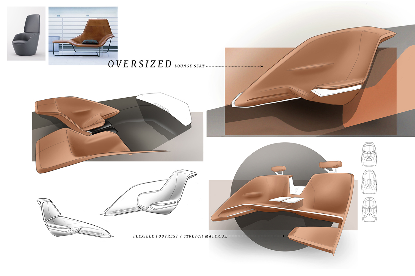 Interior design，Automobile design，industrial design，space，chair，
