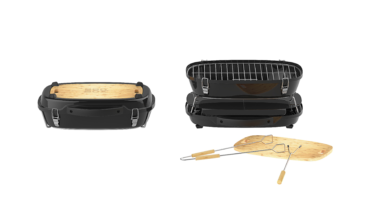 bbq，Barbecue rack，industrial design，product design，