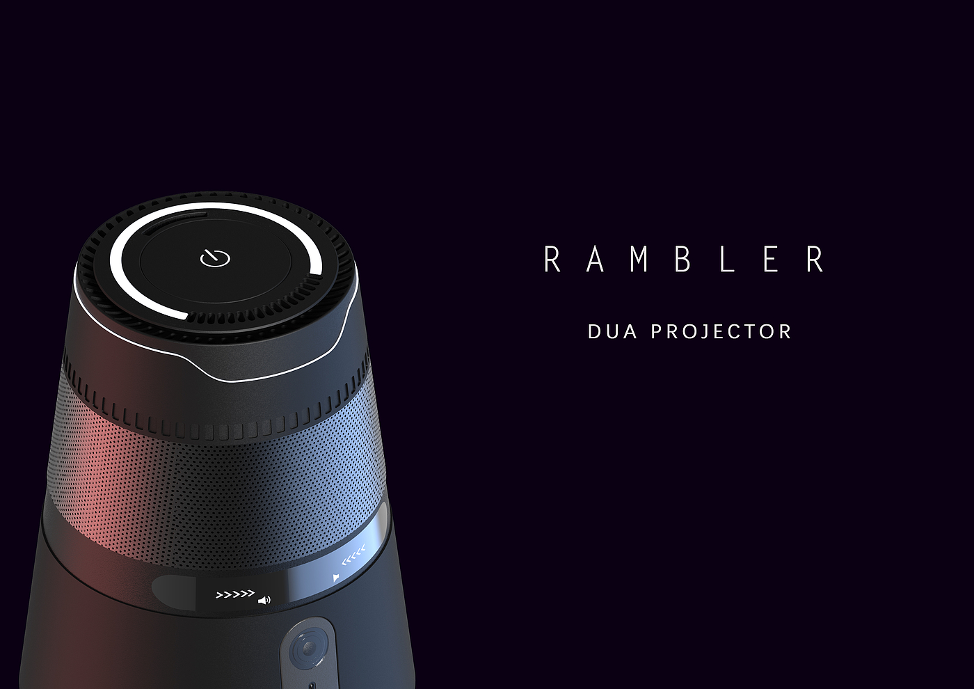 Dual purpose portable projector，