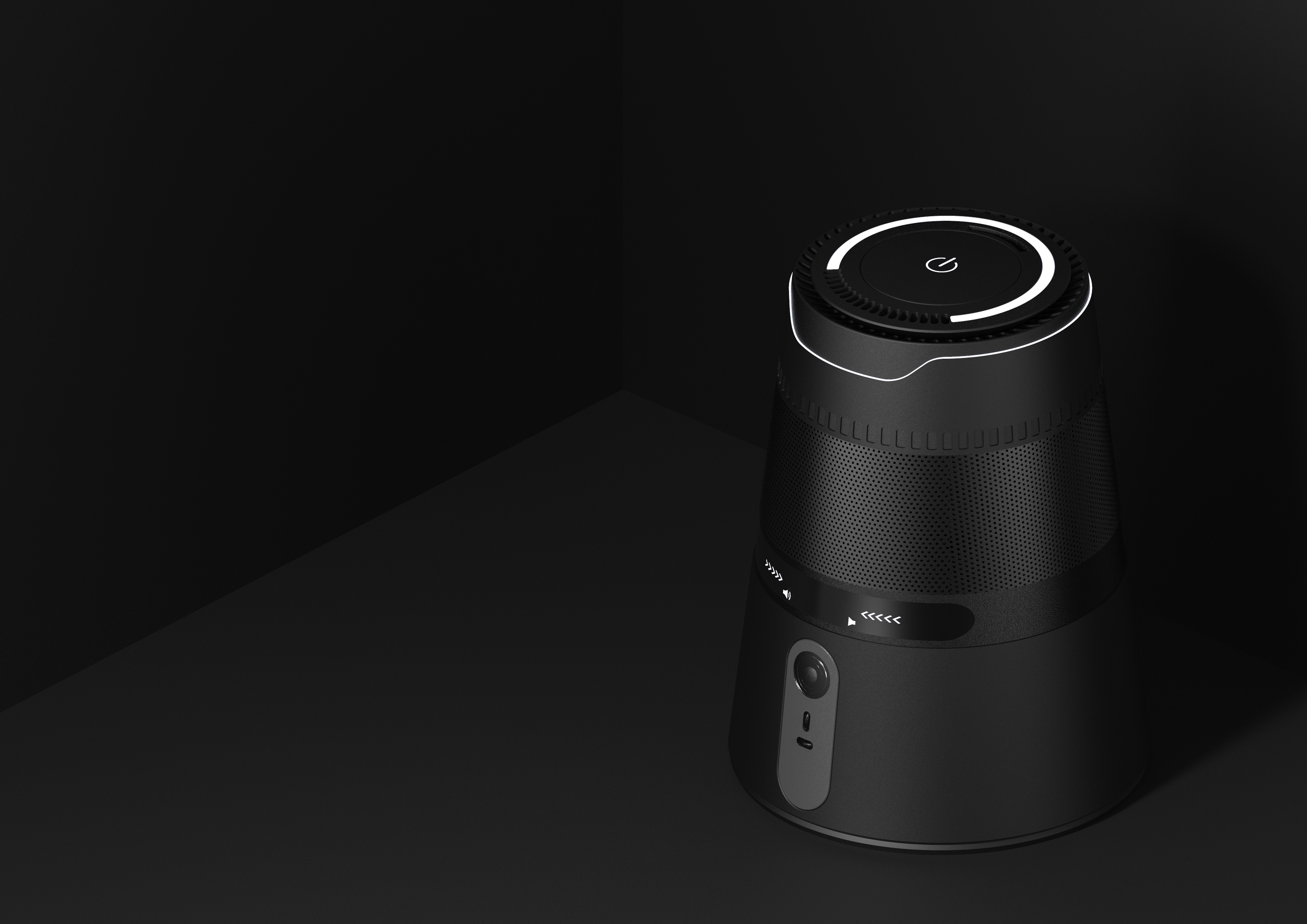 Dual purpose portable projector，