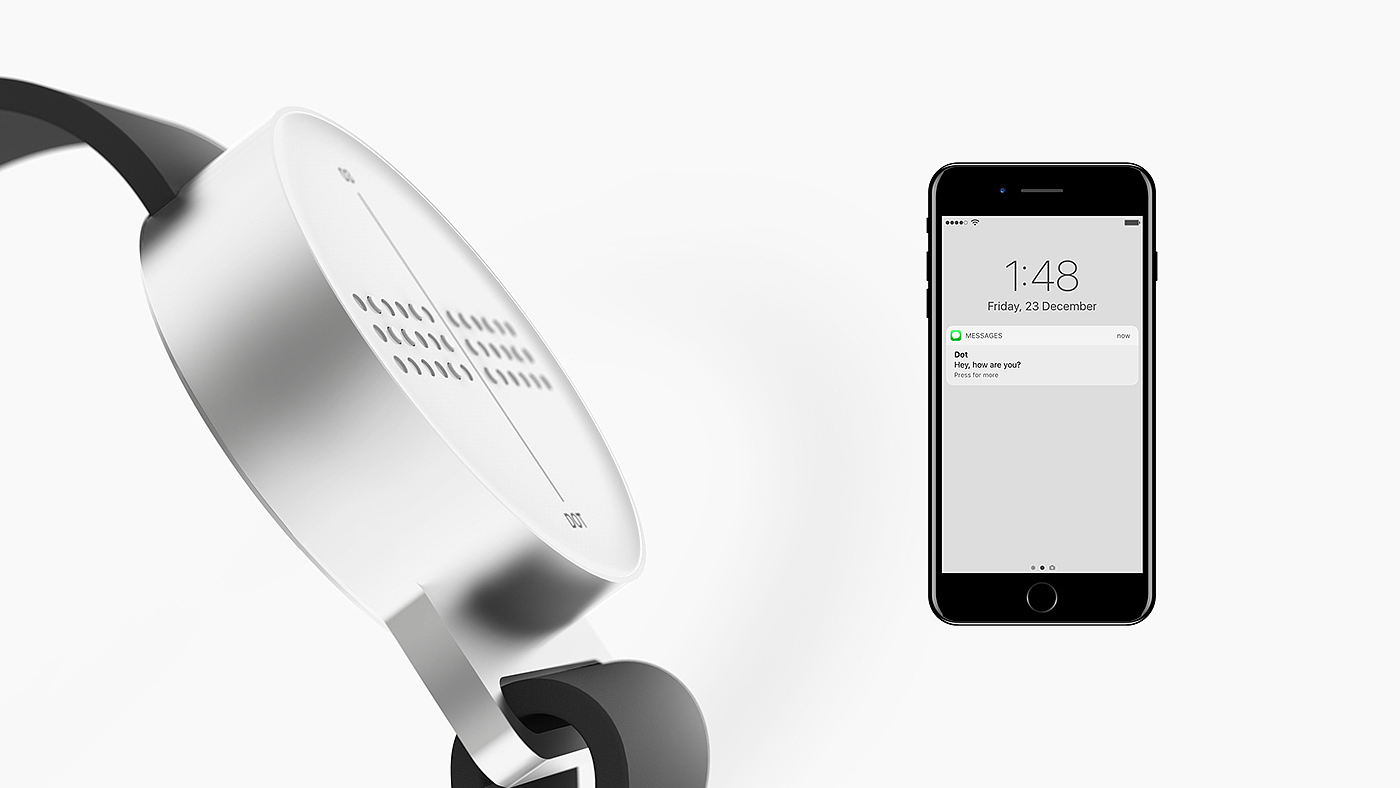Disabled Watch，Braille smart Watch，intelligence，blind，originality，