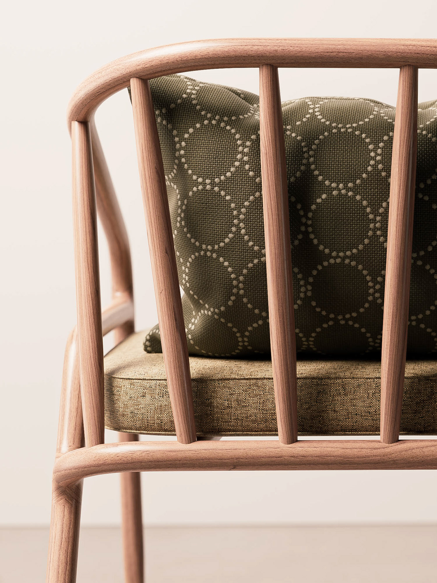 Serena，Armchair，woodiness，curve，furniture，chair，
