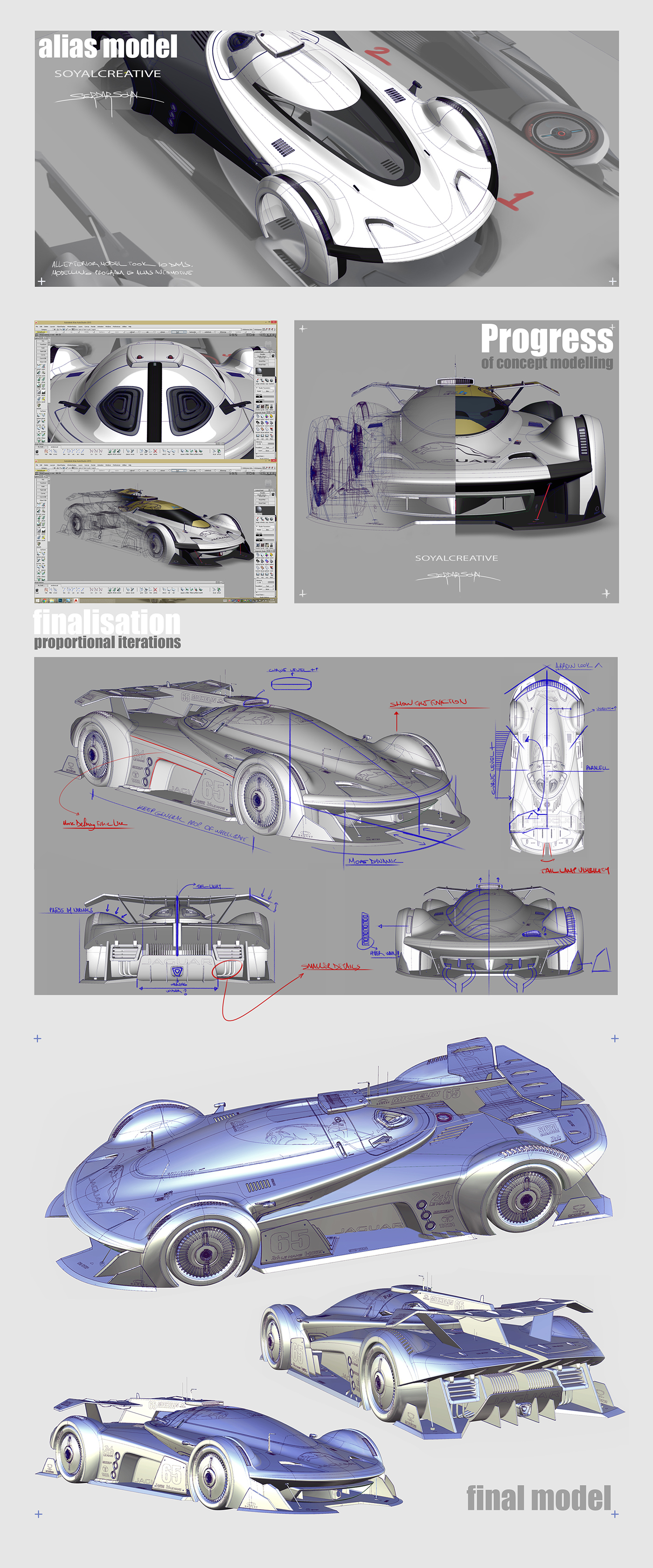 Concept racing，Automobile design，exquisite，jaguar，