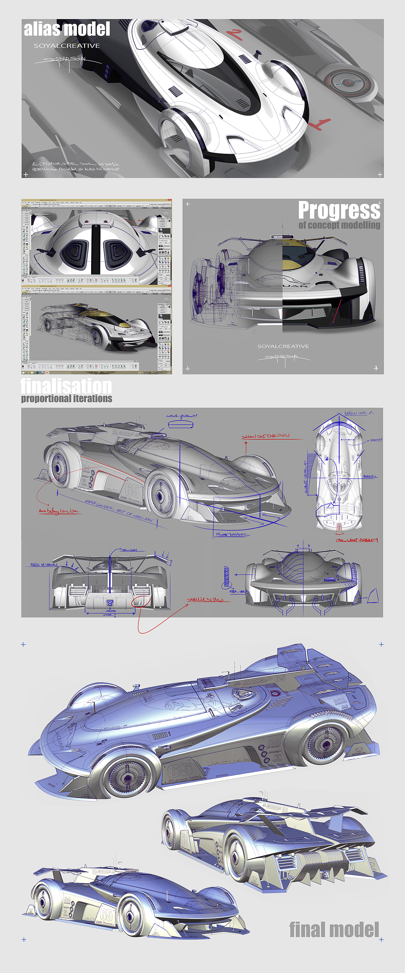 Concept racing，Automobile design，exquisite，jaguar，