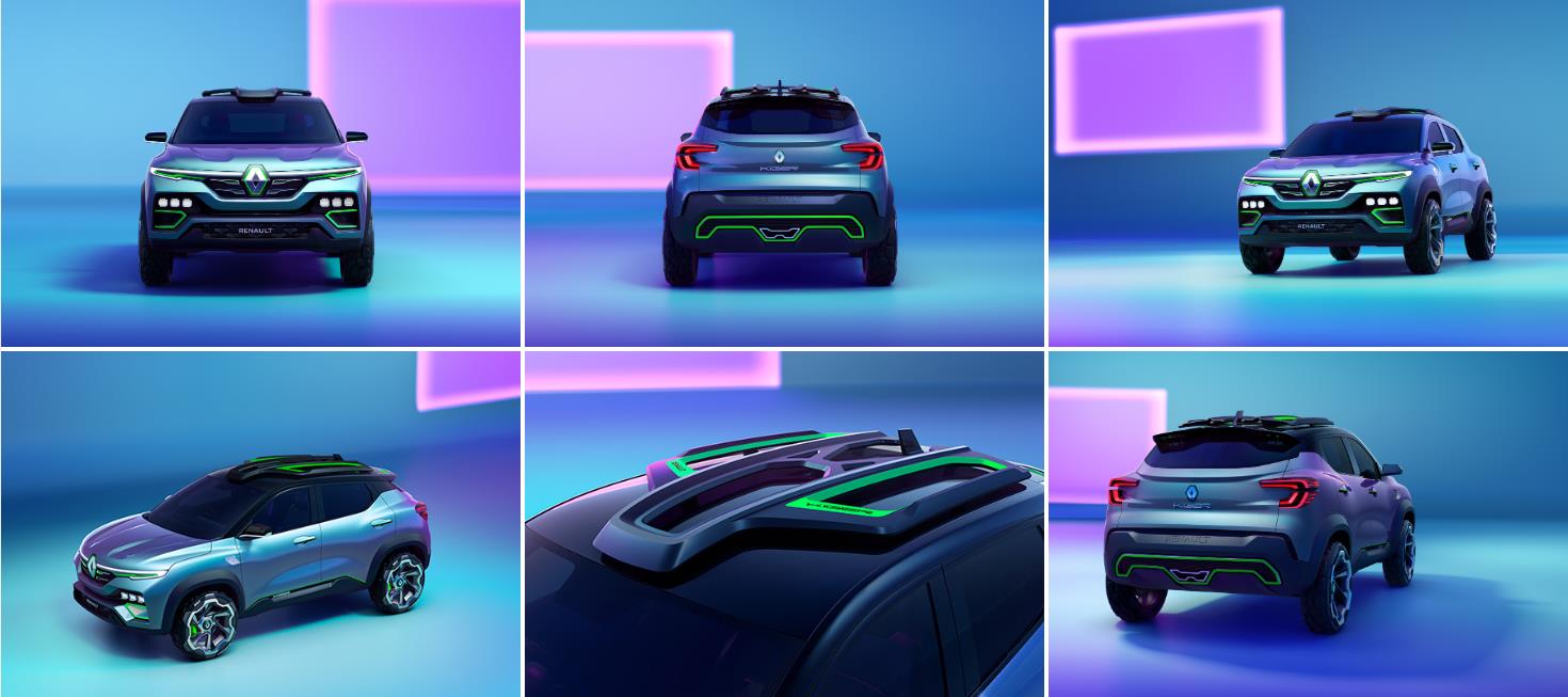 Renault Kiger，concept，Automobile design，cgi，