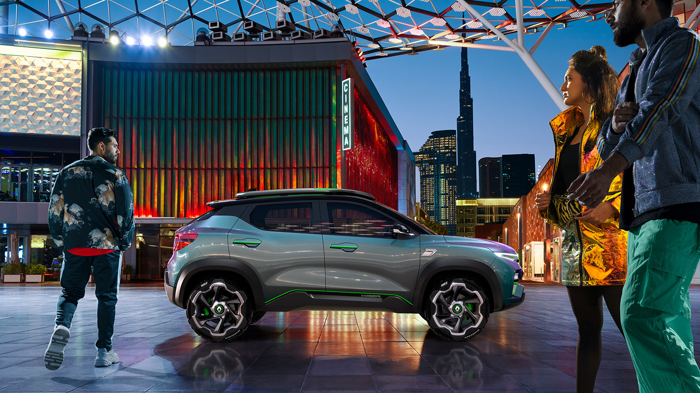 Renault Kiger，concept，Automobile design，cgi，