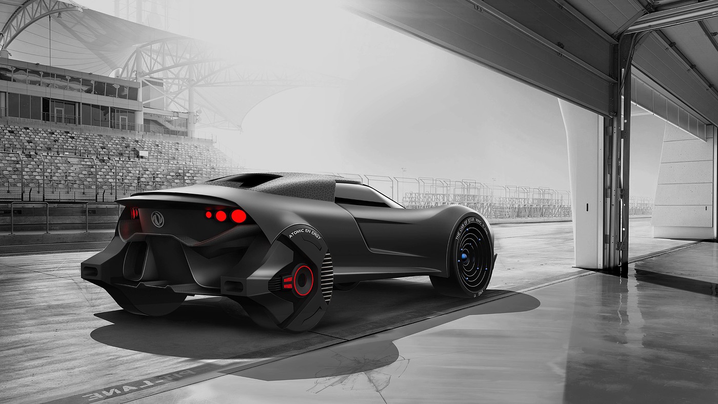 Nuclear power concept vehicle，