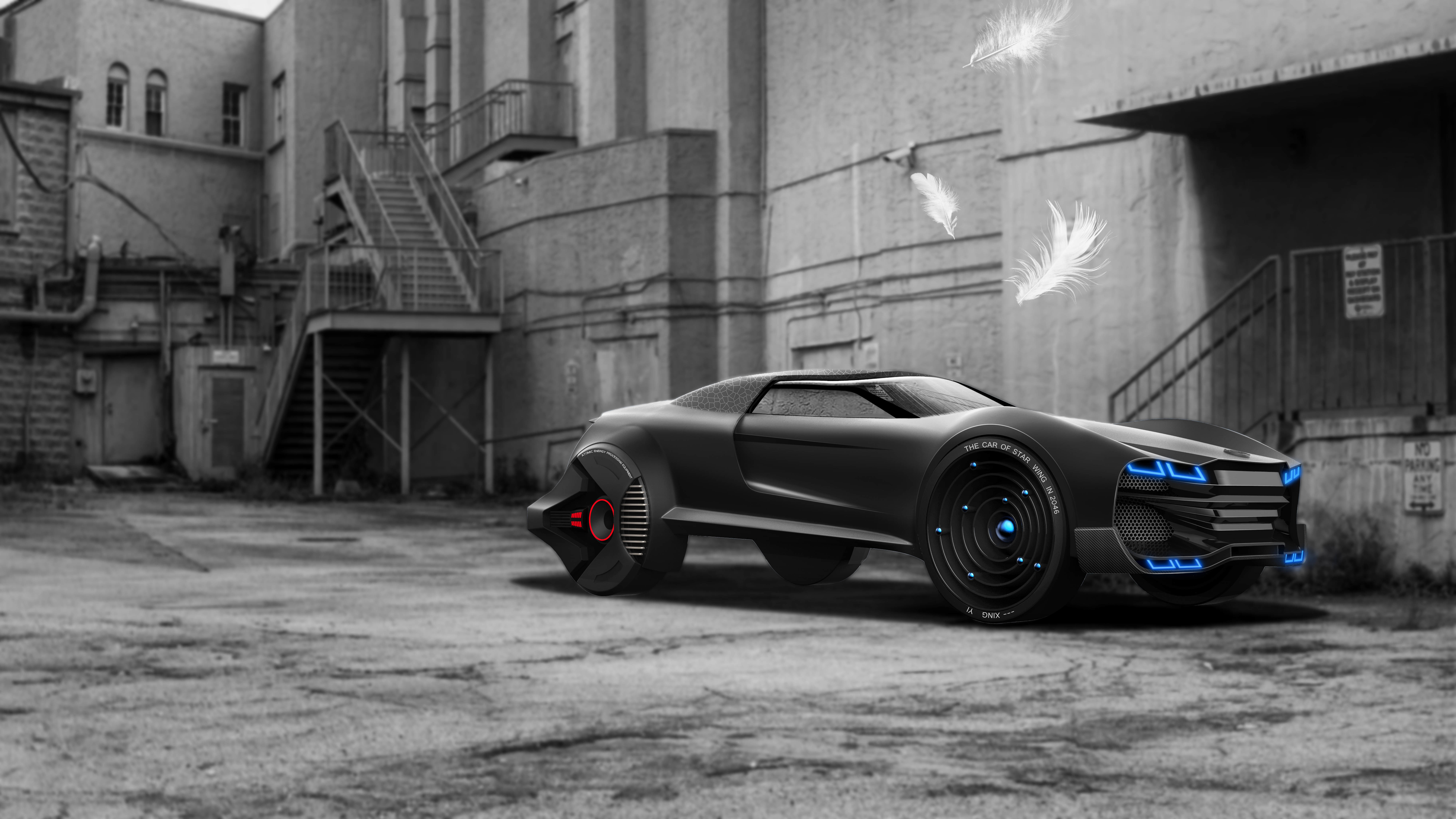 Nuclear power concept vehicle，