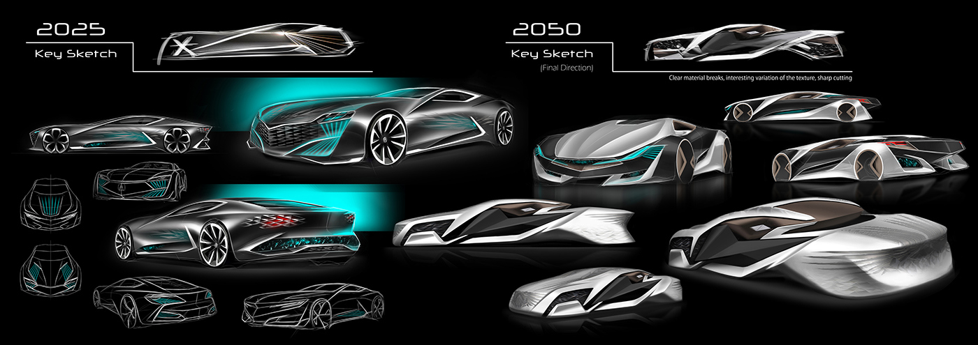 eulogize，luxury，automobile，Automobile design，conceptual design，manuscript，