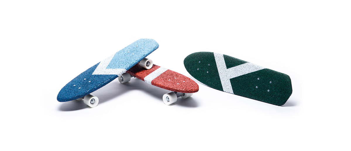 Fragment，Skate，Scrap tire，