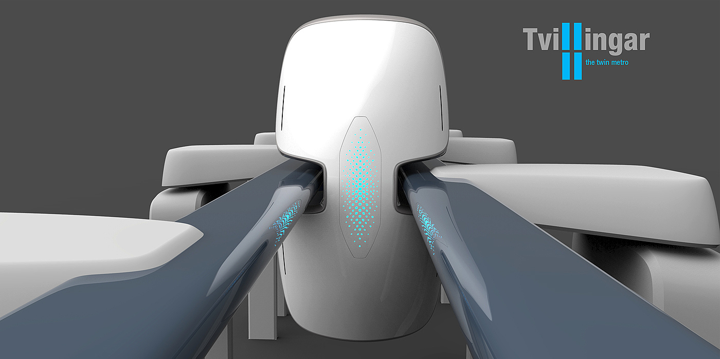 Subway system，industrial design，conceptual design，twining，