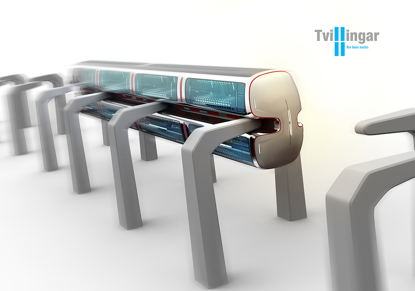 Subway system，industrial design，conceptual design，twining，