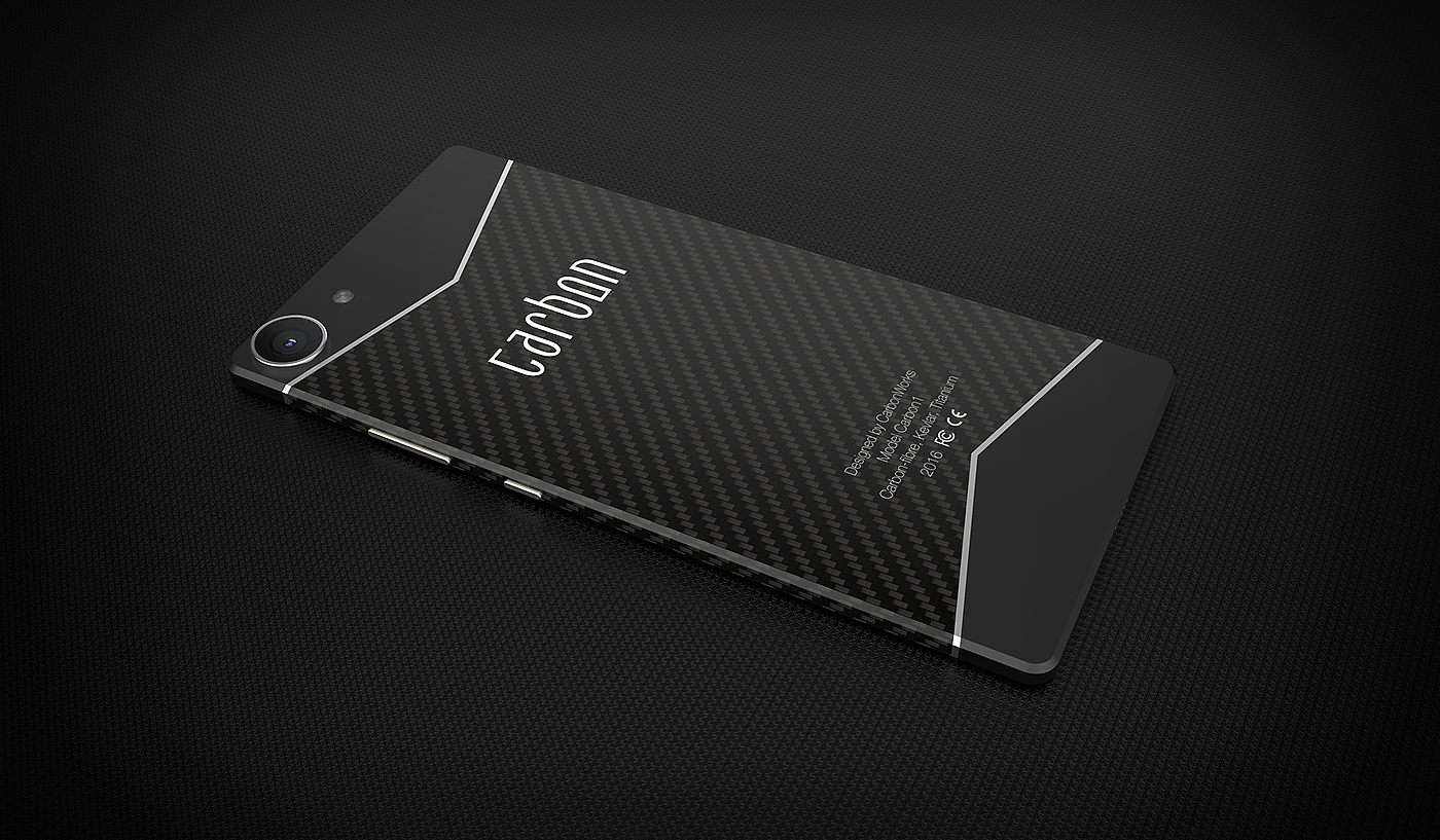 carbon，Intelligent mobile phone，Frivolous，Carbon fiber material，Mobile phone design，industrial design，