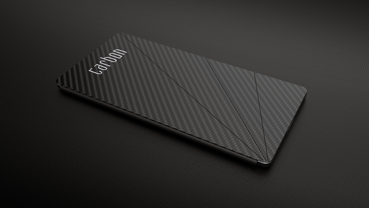 carbon，Intelligent mobile phone，Frivolous，Carbon fiber material，Mobile phone design，industrial design，