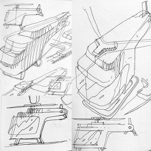 helicopter，Toy design，Hand drawn，model design ，Mini，industrial design，