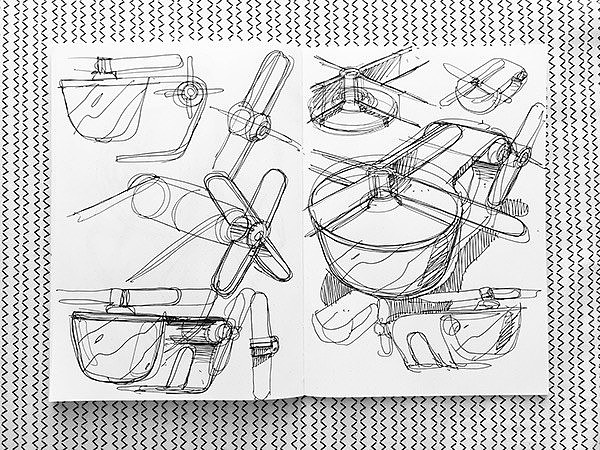 helicopter，Toy design，Hand drawn，model design ，Mini，industrial design，