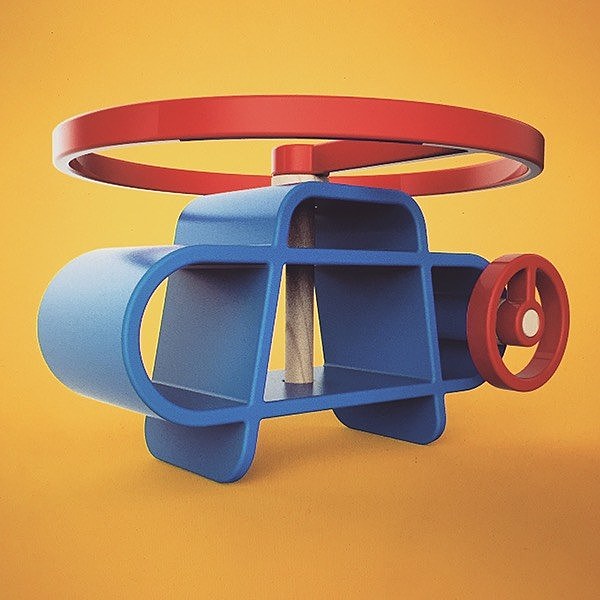 helicopter，Toys，Hand drawn，model design ，industrial design，