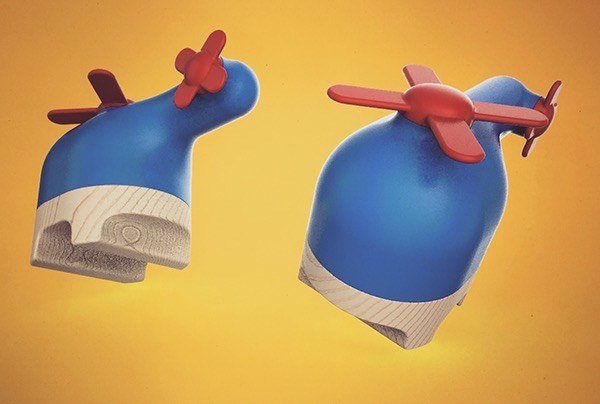 helicopter，Toys，Hand drawn，model design ，industrial design，