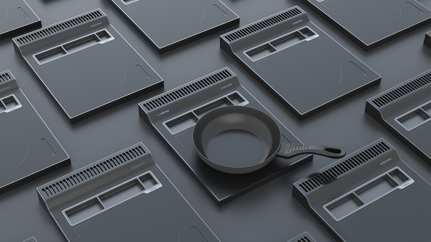 multi-function，gas cooker，industrial design，artificial intelligence，Single youth，