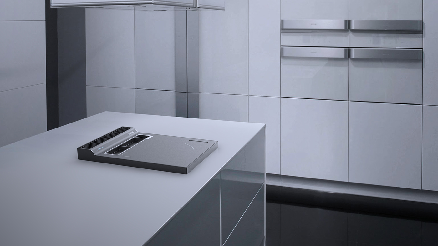 multi-function，gas cooker，industrial design，artificial intelligence，Single youth，