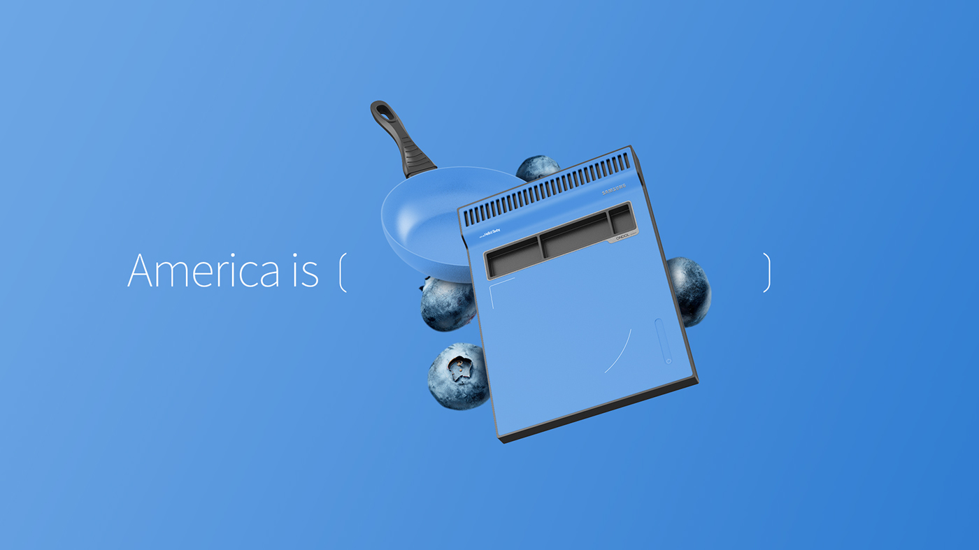 multi-function，gas cooker，industrial design，artificial intelligence，Single youth，