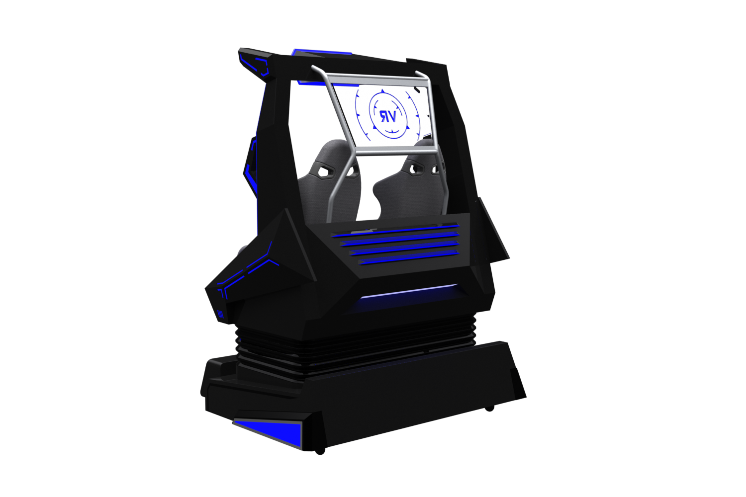 Large commercial game console，Square equipment，Simulator，VR equipment，virtual reality，