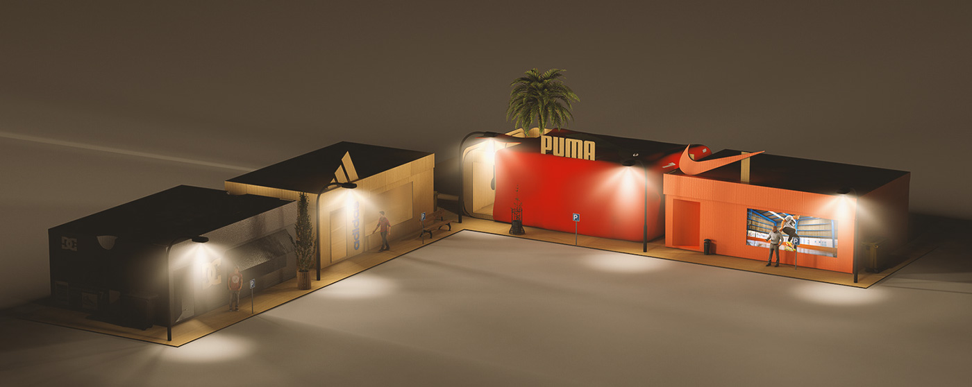 shoe box，industrial design，brand，market，shopping，