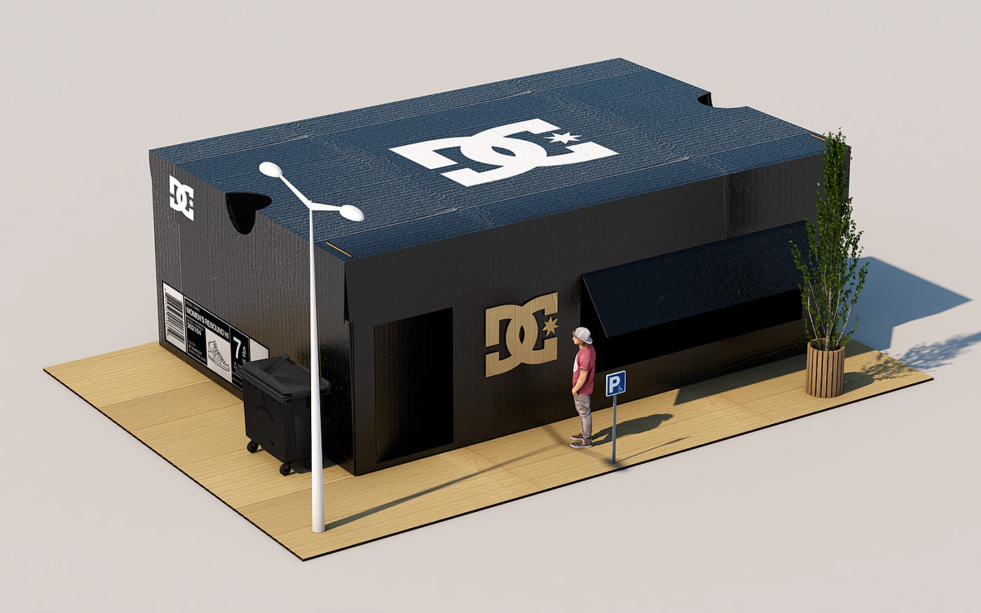 shoe box，industrial design，brand，market，shopping，