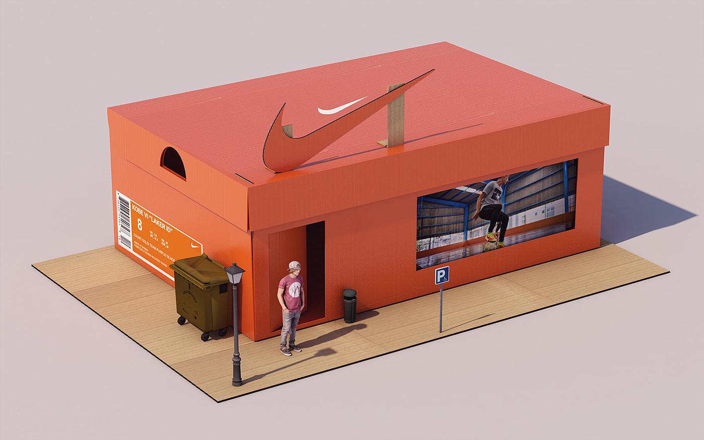 shoe box，industrial design，brand，market，shopping，