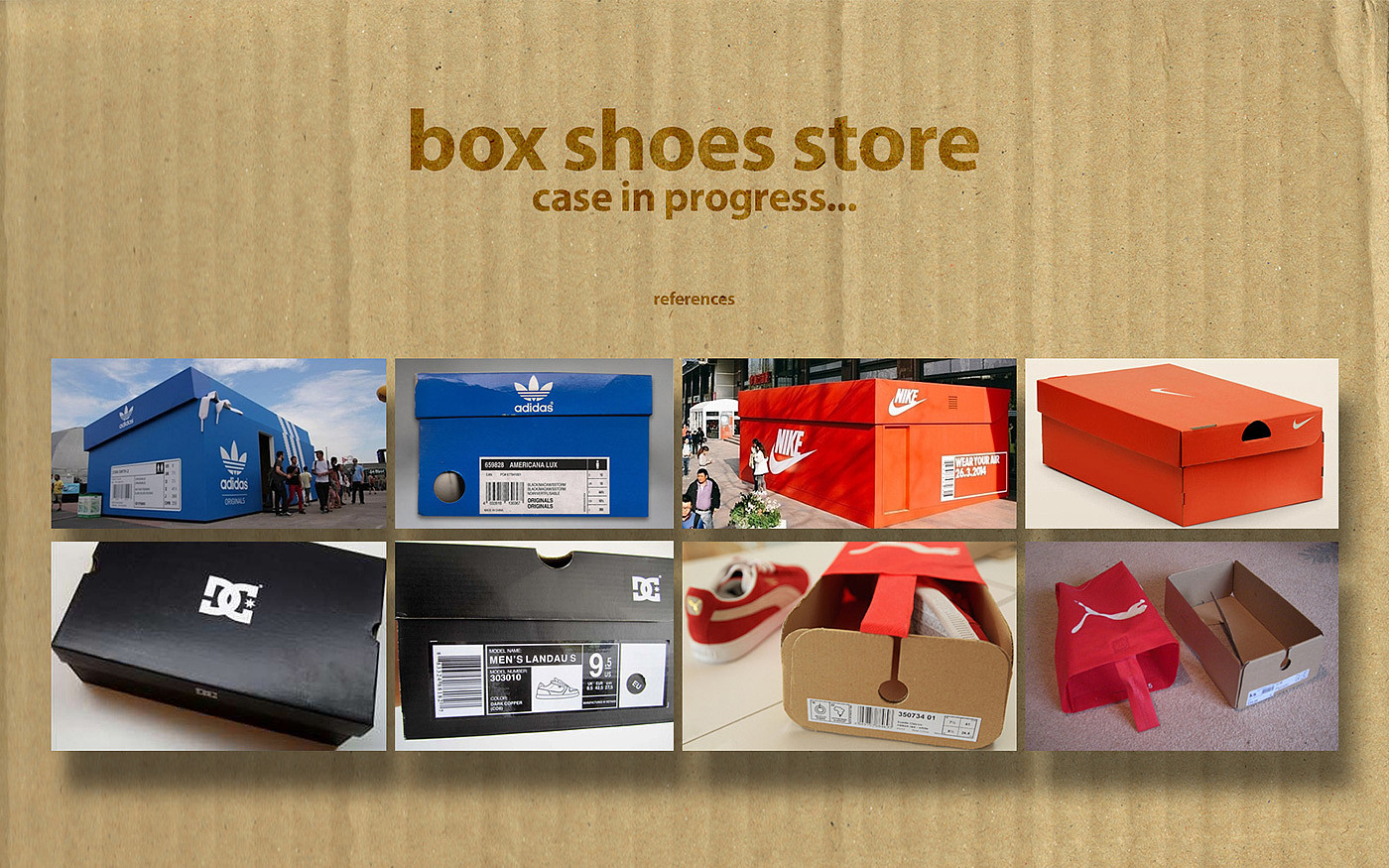 shoe box，industrial design，brand，market，shopping，