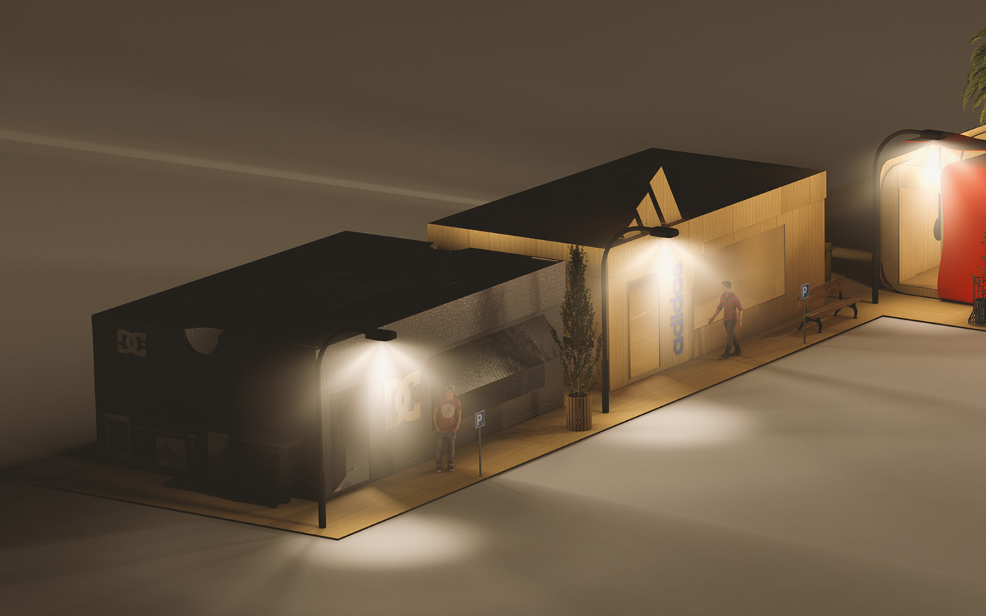 shoe box，industrial design，brand，market，shopping，