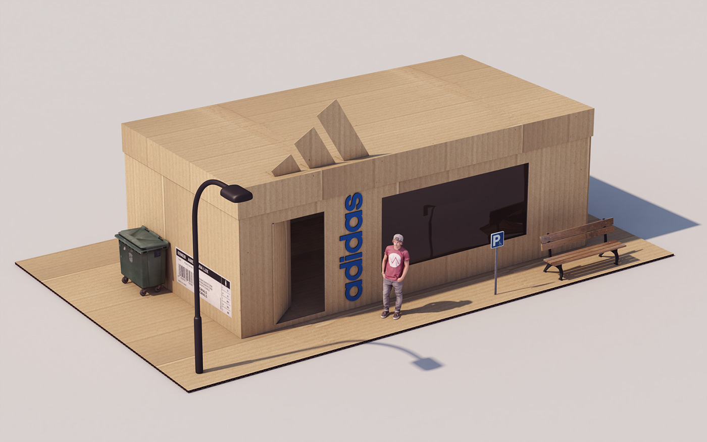 shoe box，industrial design，brand，market，shopping，