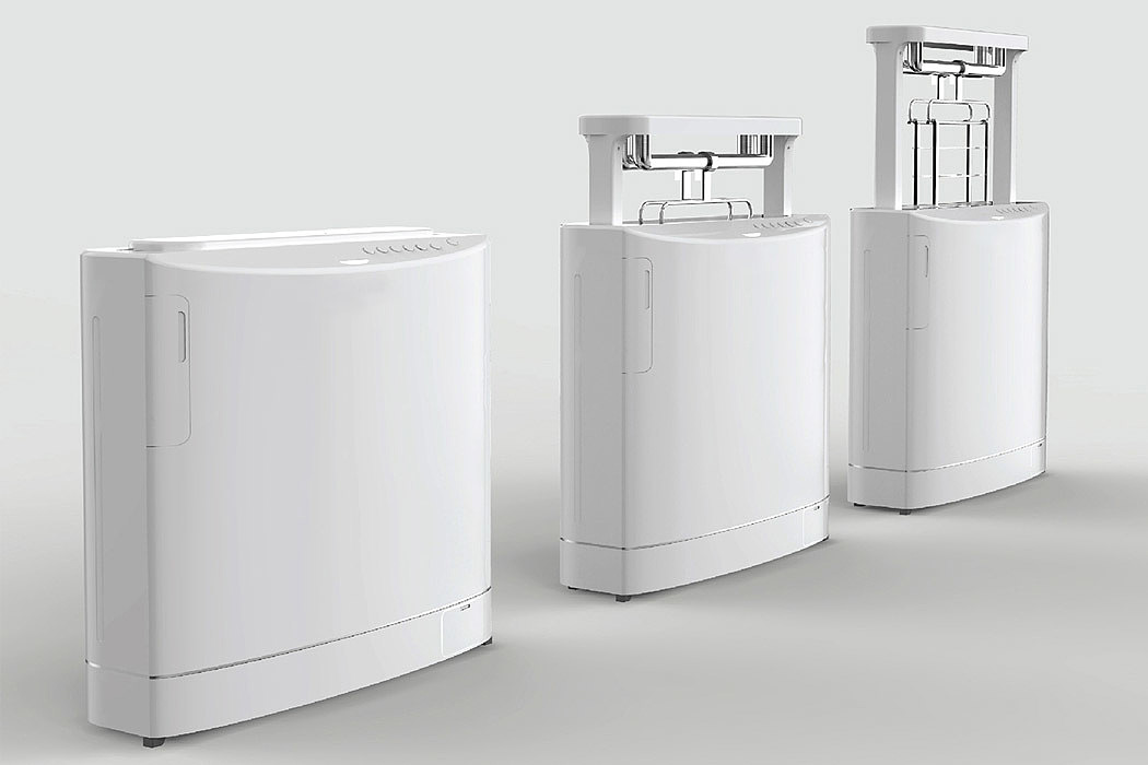 toaster，Washing machine，Pop up washing machine，For lazy people，Home appliance design，timing，