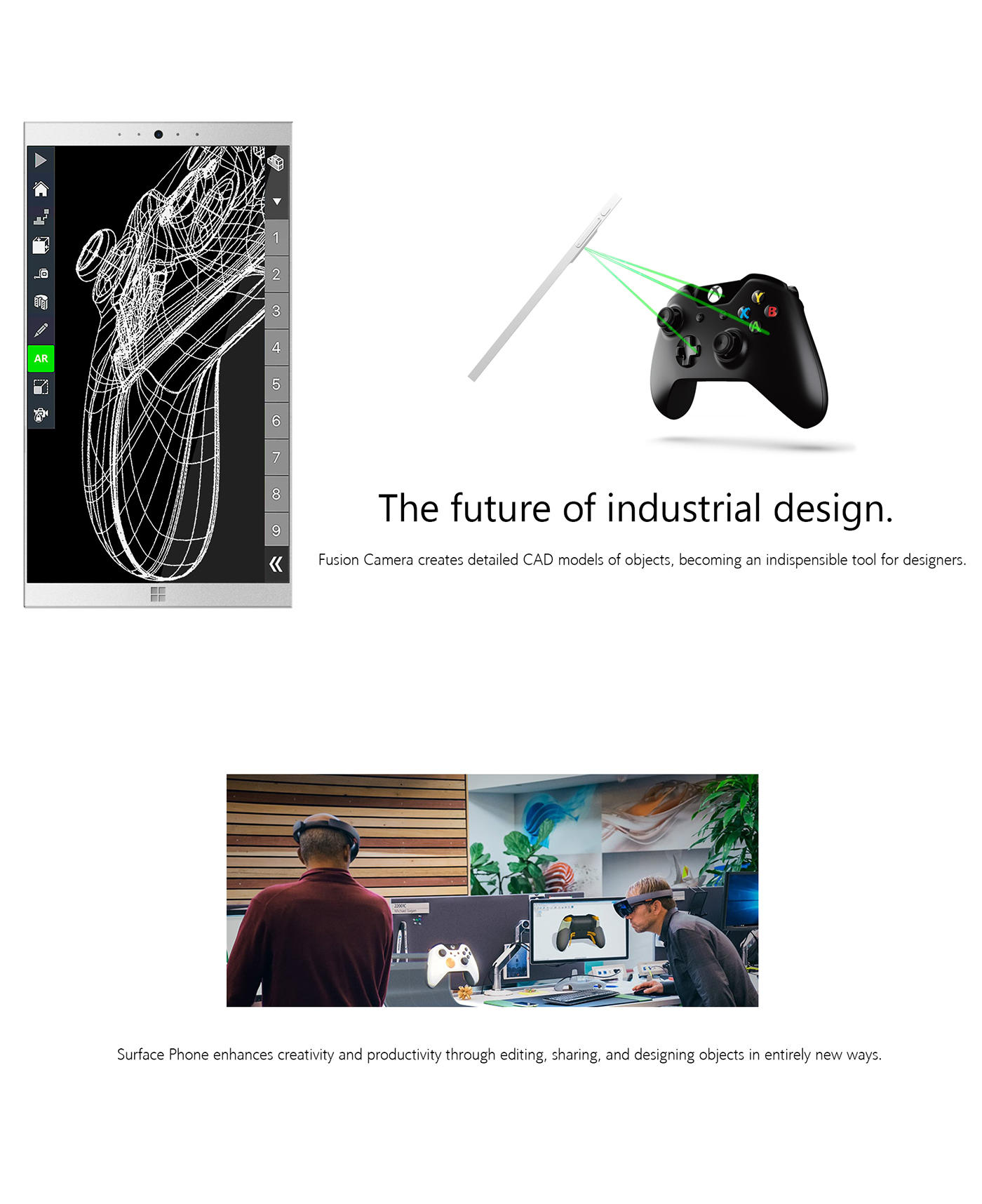 Microsoft，mobile phone，to configure，industrial design，product design，