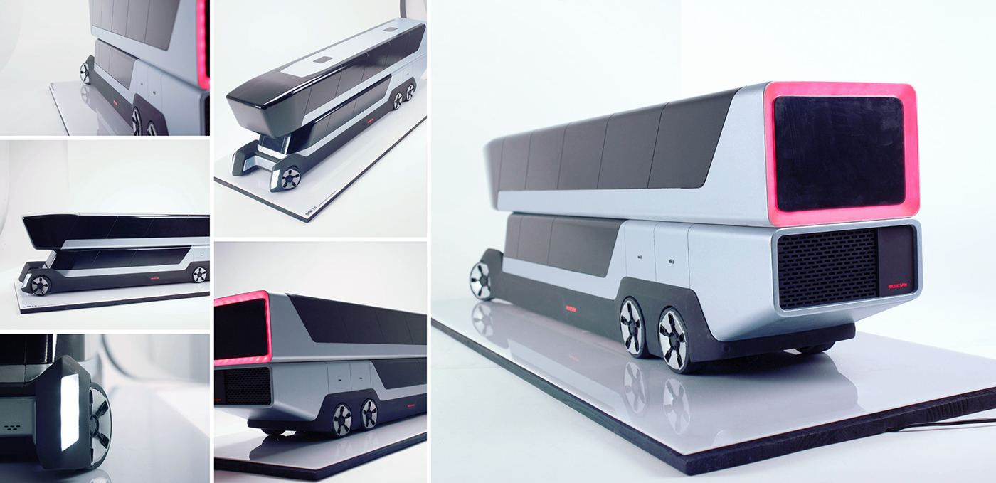 man，bus，disadvantaged，Emotional design，industrial design，