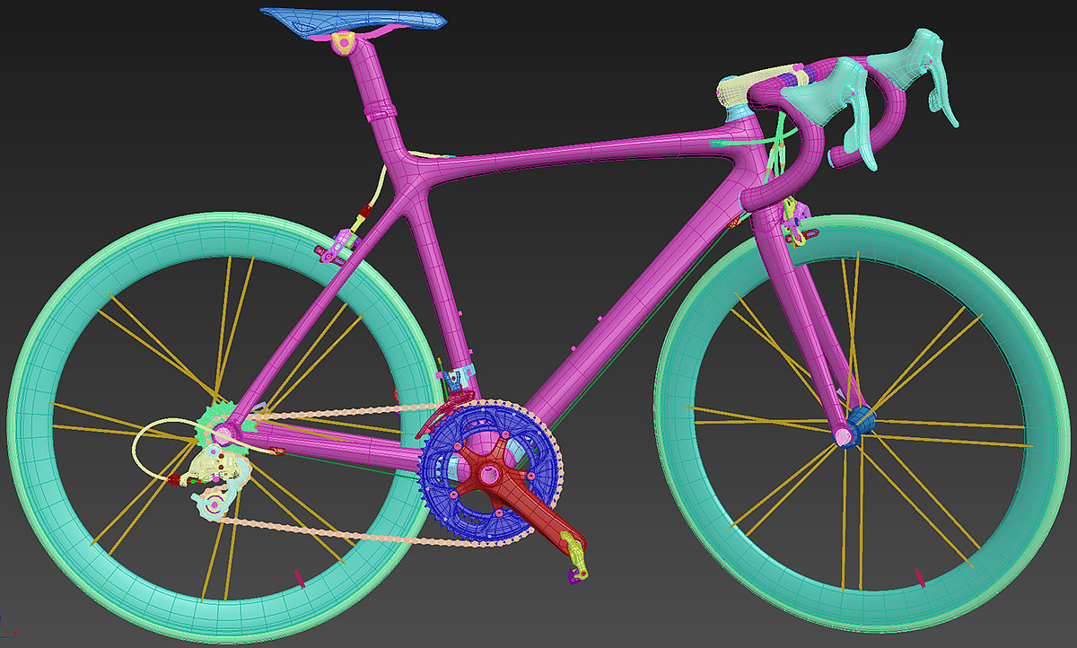 Bicycle，industrial design，product design，color，light，