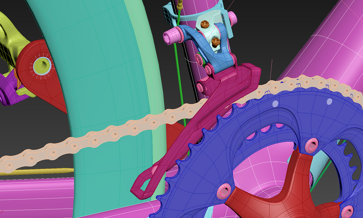 Bicycle，industrial design，product design，color，light，