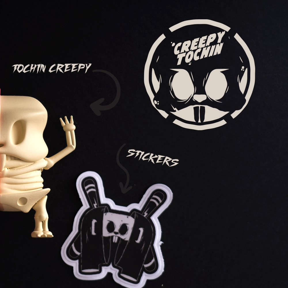 Tochin Creepy，doll，Cartoon image，Halloween doll，