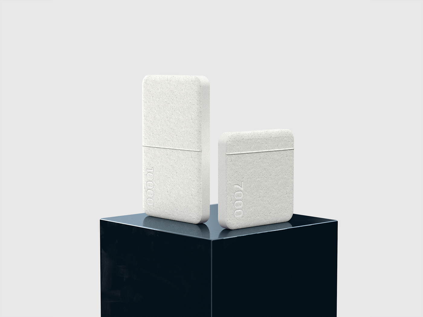 portable battery，Wireless charging，Bean curd，