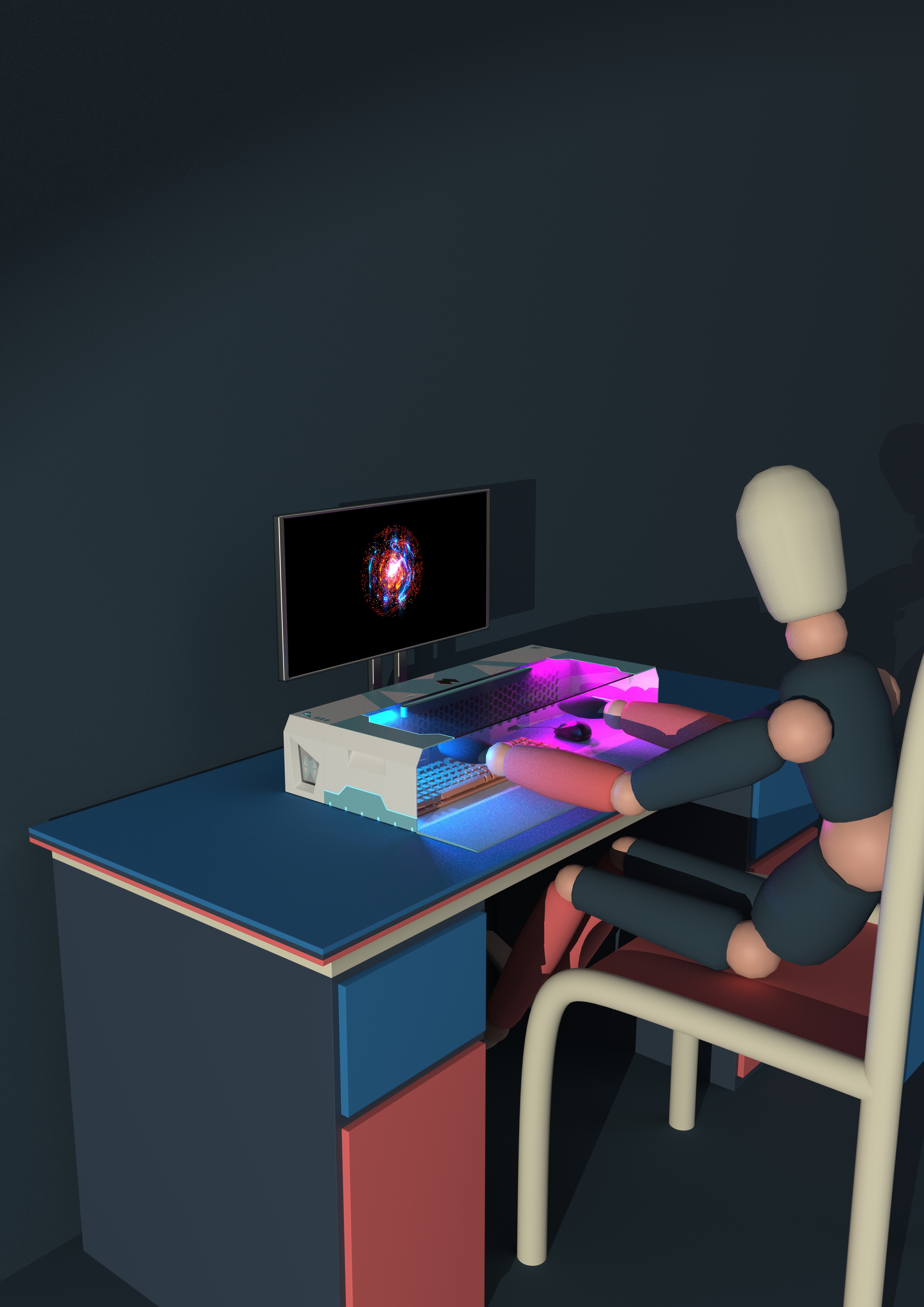 product design，Creative design，Modeling and rendering，computer，Warm hands，