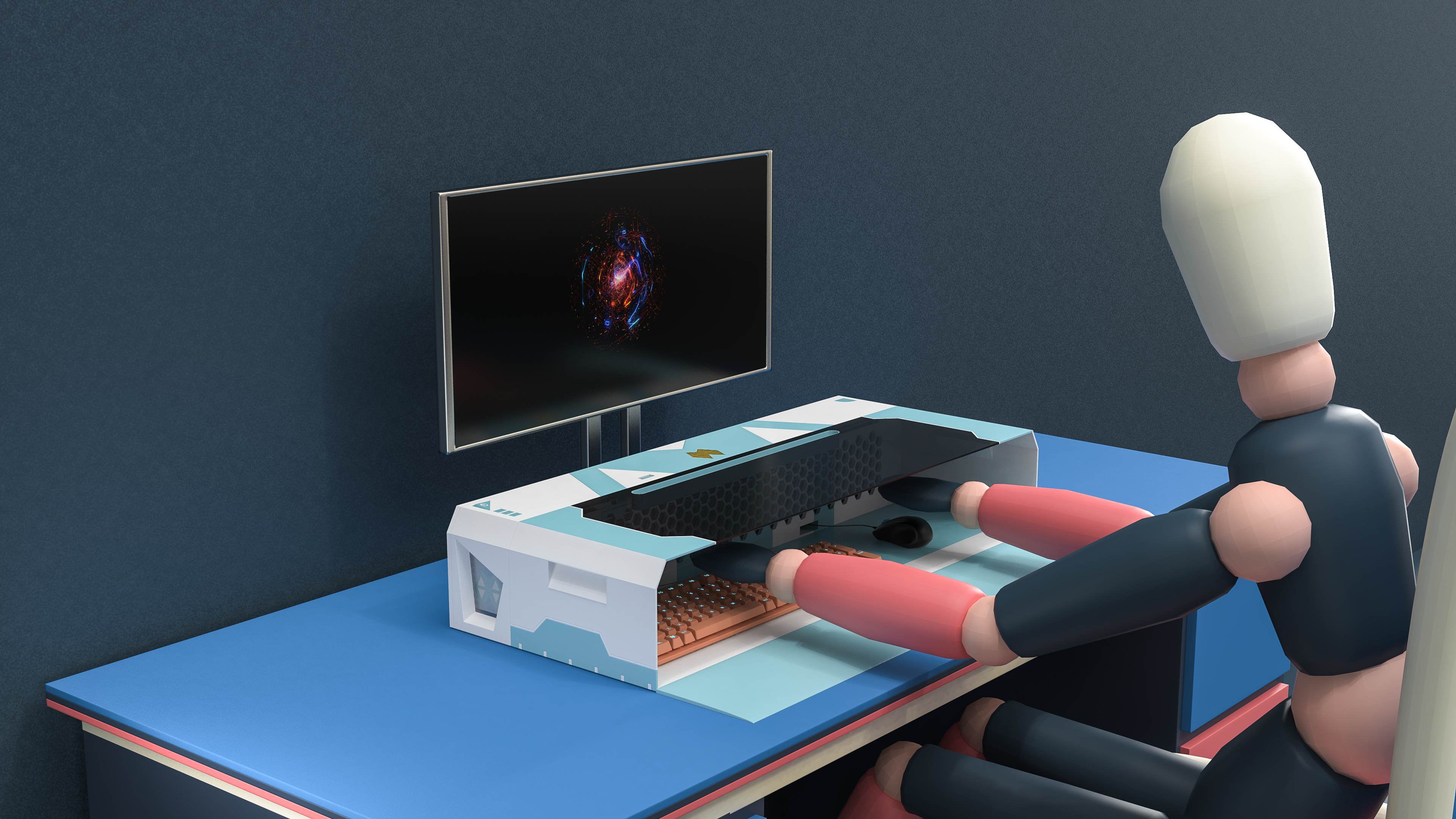 product design，Creative design，Modeling and rendering，computer，Warm hands，