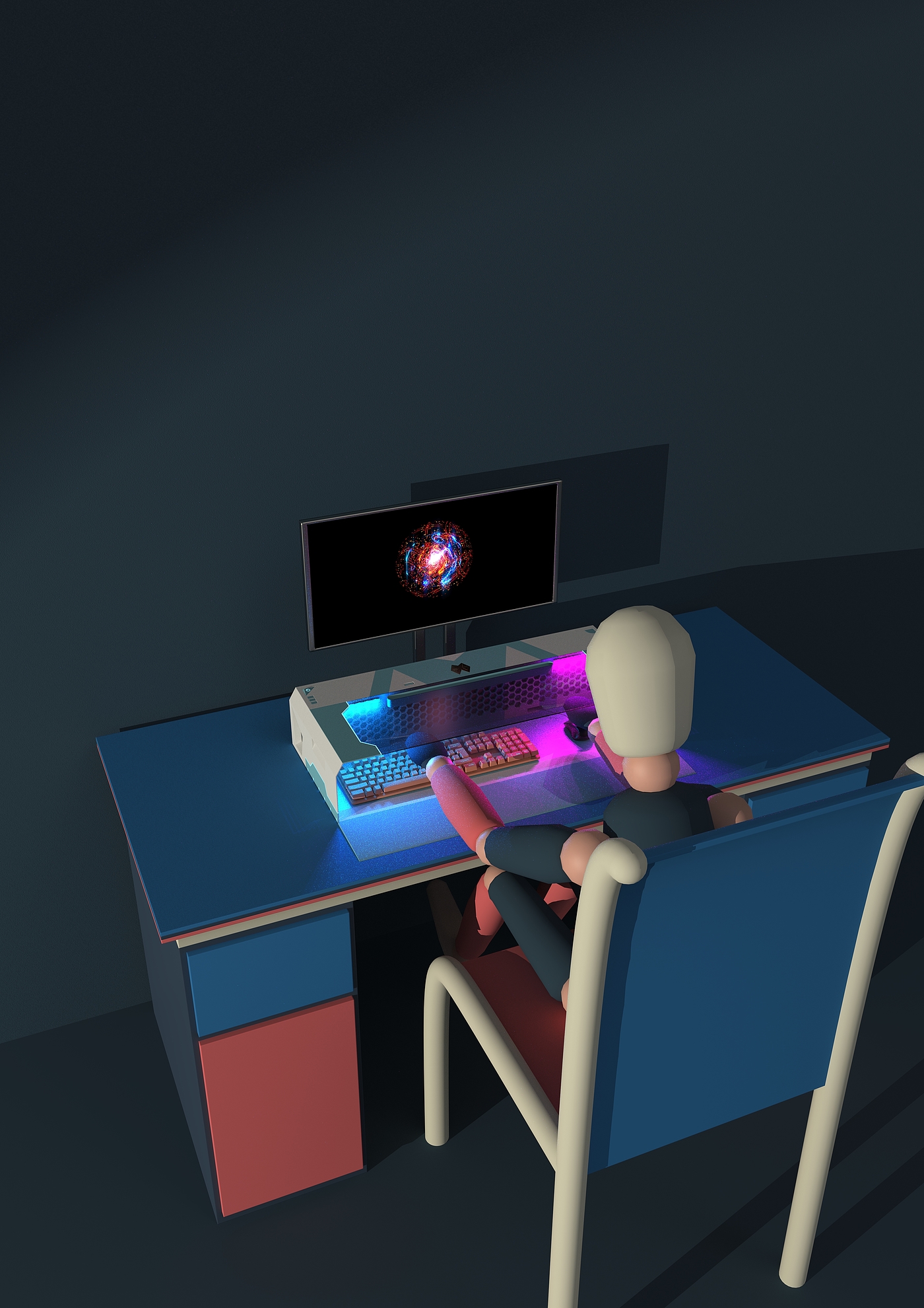 product design，Creative design，Modeling and rendering，computer，Warm hands，