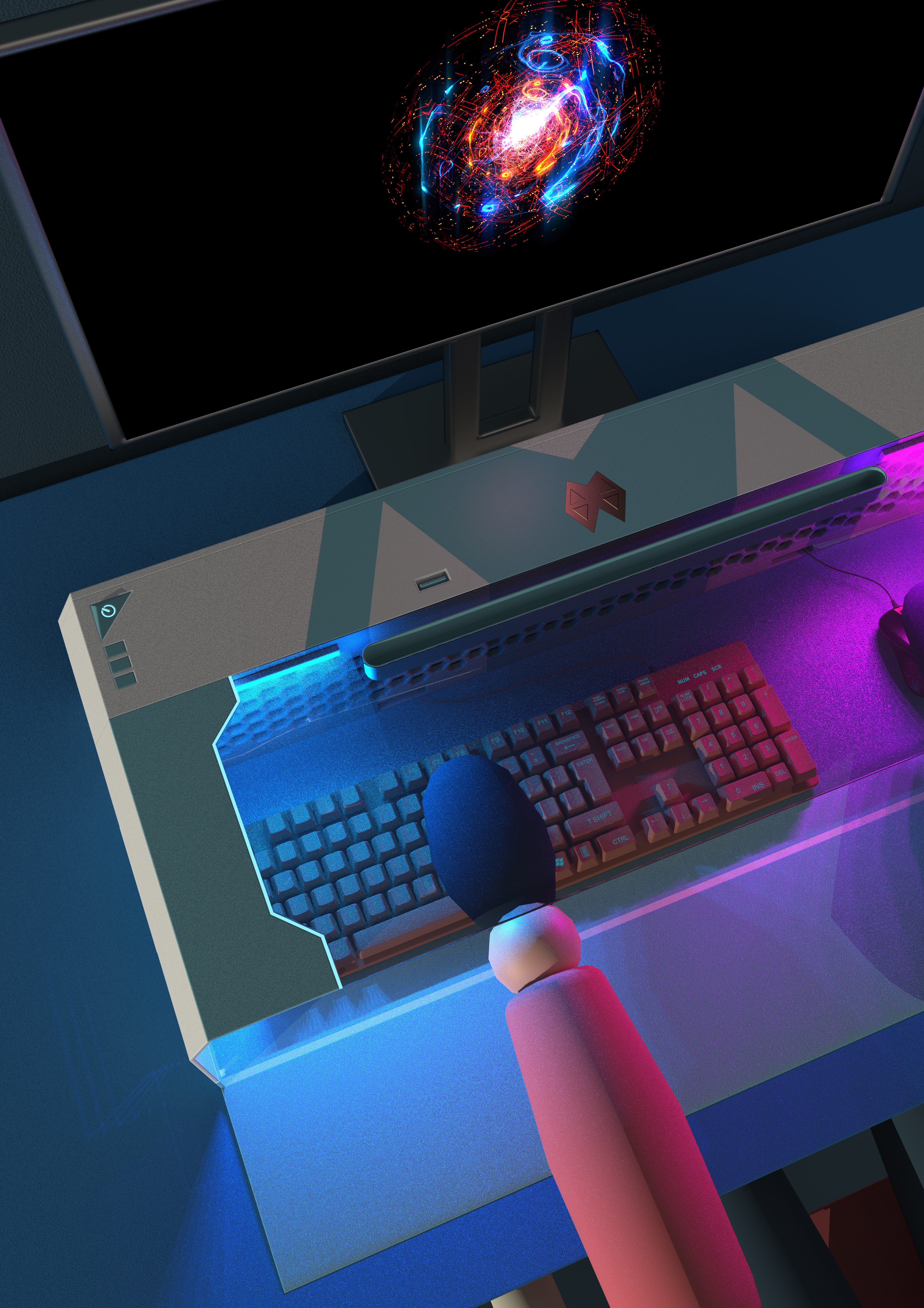 product design，Creative design，Modeling and rendering，computer，Warm hands，